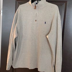 Polo half zip sweater